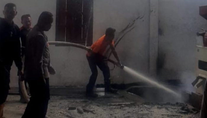 Satu Unit Kilang Padi di Abdya Terbakar
