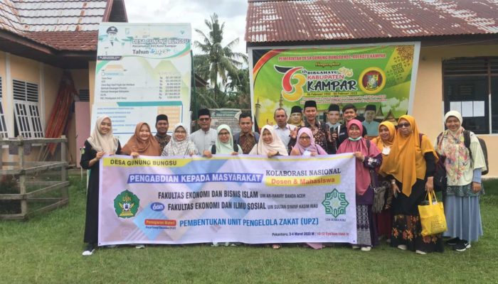 PKM Kolaborasi Nasional, Prodi Perbankan UIN Ar Araniry Inisiasi UPZ Desa di Pekanbaru