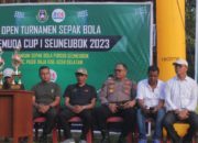 Dandim Dan Bupati Aceh Selatan Hadiri Penutupan Turnamen Bola Kaki Pemuda Cup I Gampong Seuneubok