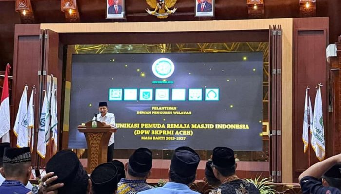 Pengurus BKPRMI Aceh Dilantik, Pj Gubernur Ajak Anak Muda Makmurkan Masjid