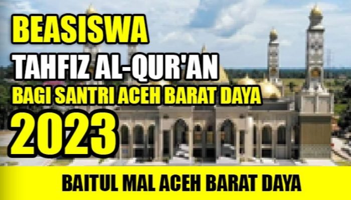 Baitul Mal Abdya Buka Beasiswa Tahfidz Al Qur’an 2023, Ini Link Pendaftarannya