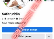 Masyarakat Diminta Tak Ladeni Akun Facebook Palsu yang Mencatut Nama Wakil Ketua DPRA Safaruddin