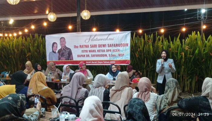 Silaturahmi Istri Waka DPRA Safaruddin: Dorong Pemberdayaan UMKM Perempuan Abdya