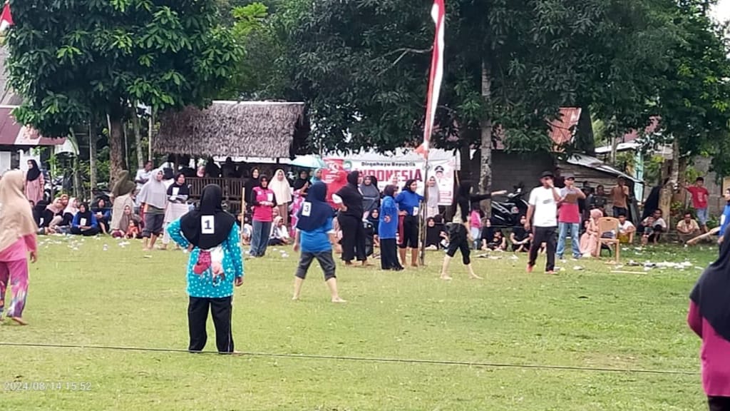 Meriahkan HUT RI ke-79, Gampong Ujong Tanoh Abdya Gelar Aneka Lomba