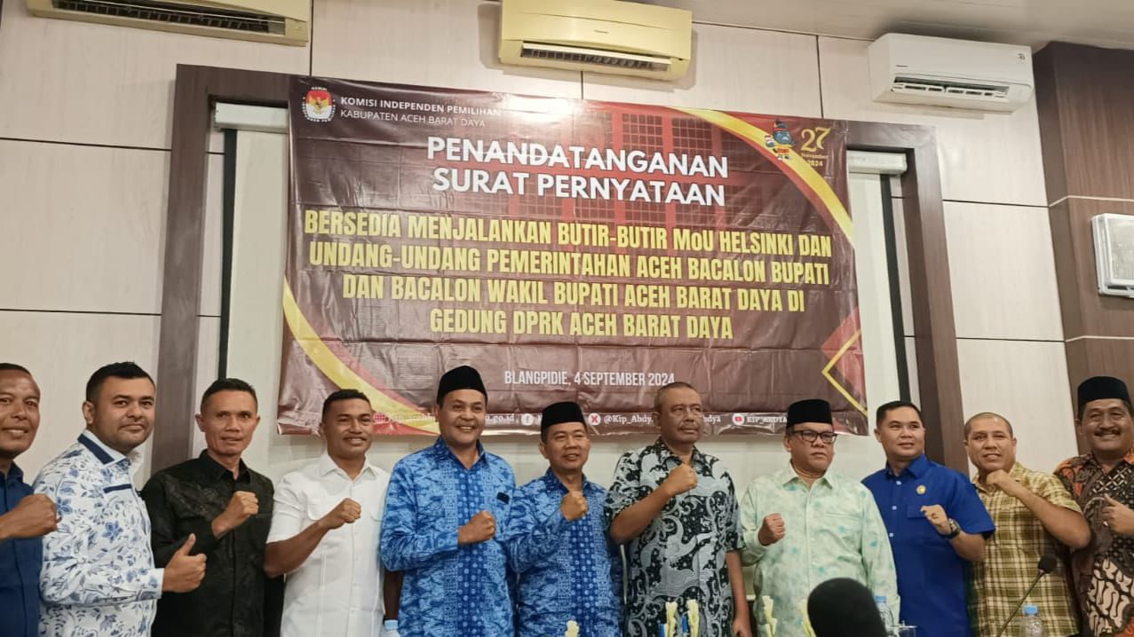 Tiga Bakal Paslon Bupati-Wakil Bupati Abdya Lulus Tes Kesehatan