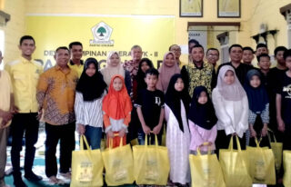 HUT ke-61, DPD II Golkar Abdya Gelar Doa Bersama dan Santuni Yatim