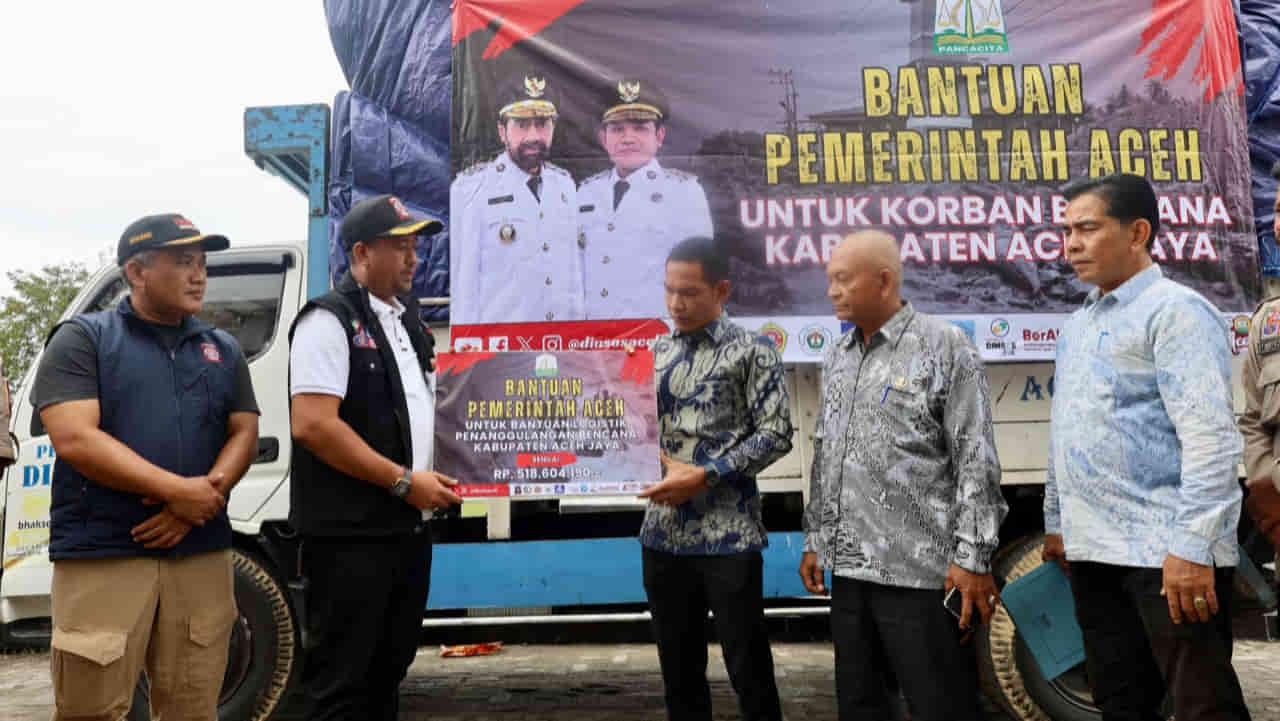 Dinsos Aceh Bantu Warga Terdampak Banjir Banjir di Aceh Jaya
