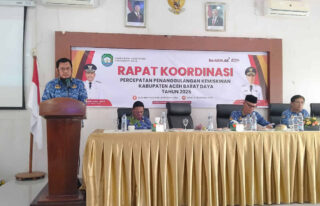 Bappeda Abdya Gelar Rakor Percepatan Penanggulangan Kemiskinan