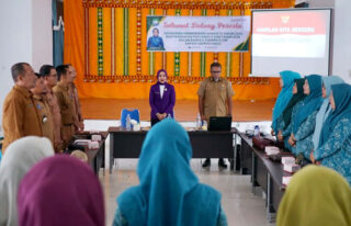 Ketua PKK Abdya Buka Sosialisasi Permendagri 13/2024, Dorong Implementasi 6 SPM Posyandu