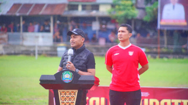 Piala Bupati Abdya Cup I Bergulir, Safaruddin: Akan Jadi Agenda Tahunan dan Bonus Naik Tahun Depan