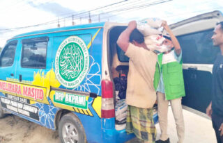 BKPRMI Salurkan Bantuan ke Korban Banjir di Pedalaman Aceh Timur