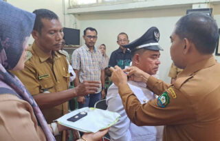 Rudi Sastra Dilantik sebagai Pj Keuchik Gampong Durian Jangek, Susoh